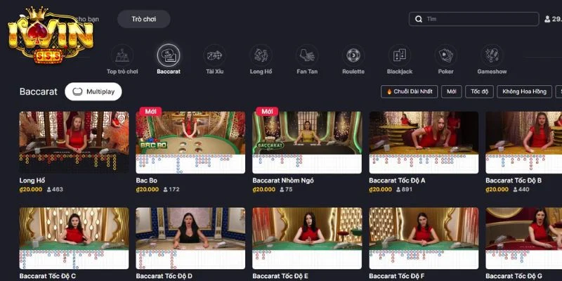 Kho khuyến mãi Casino độc quyền chỉ có tại IWIN. 